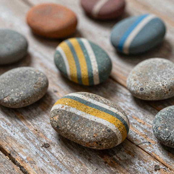 beginner striped ocean rock