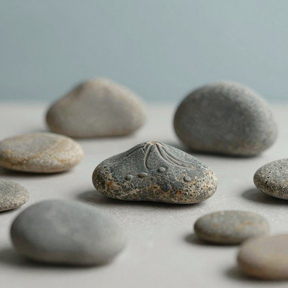 calm cute rock mountain scene