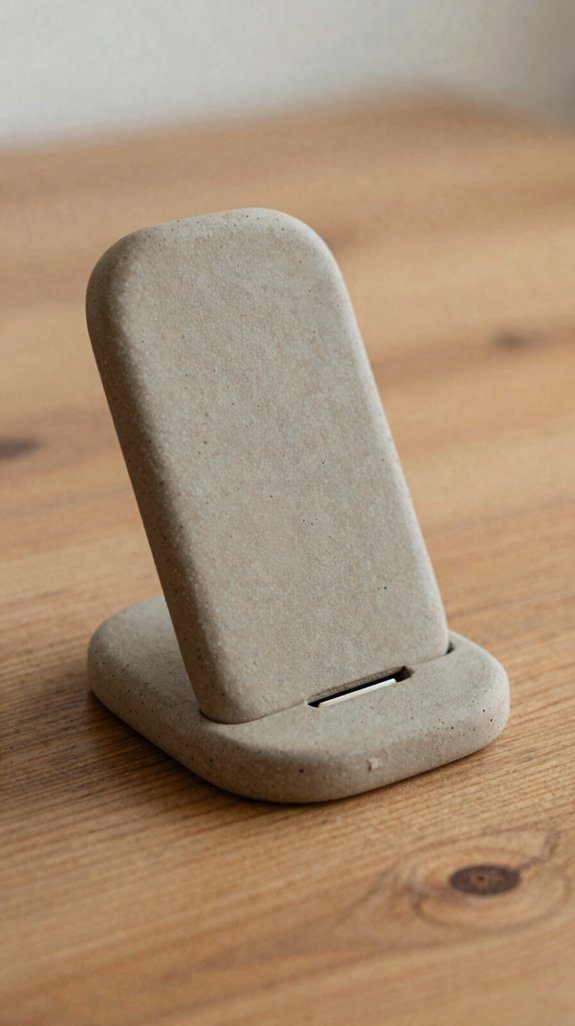 clay charging phone dock stand