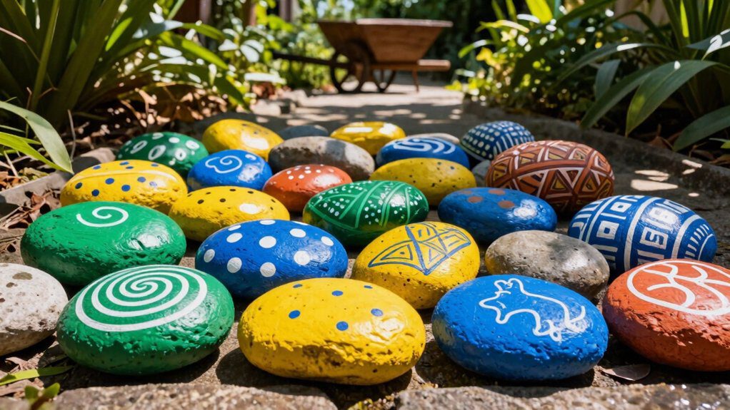 colorful rock garden personality