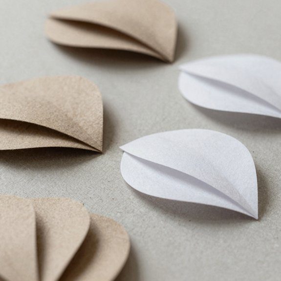cozy neutral paper wall decor