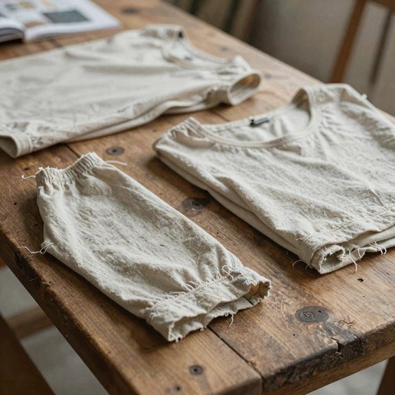 crop t shirts with easy hem