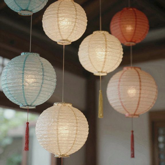diy led paper lanterns