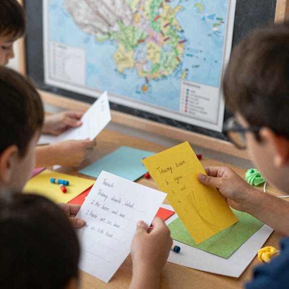 diy paper treasure hunt clues