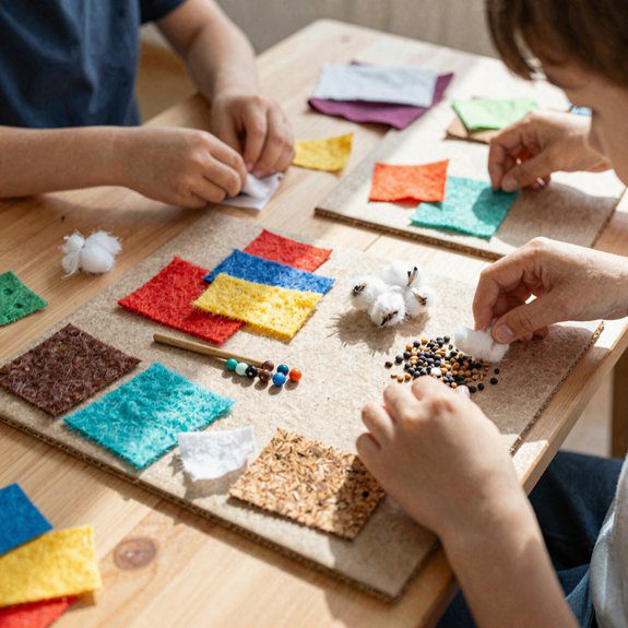 diy texture board sensory play