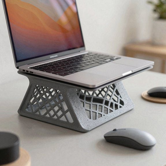 20 Useful 3D Printing Ideas That Actually Make Everyday Life Easier 14 ergonomic laptop stand upgrade