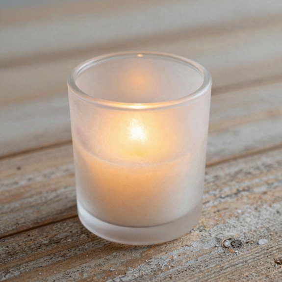 Bottle Candle Holder Ideas That Create Warm and Aesthetic Lighting 5 frosted bottle soft glow