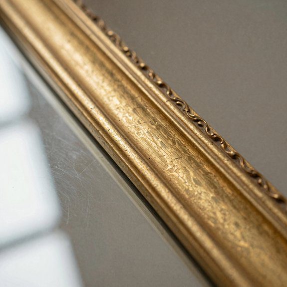 gold leaf luxury mirror frame
