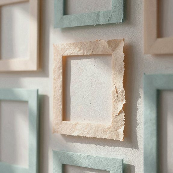 handmade 3d paper wall frames