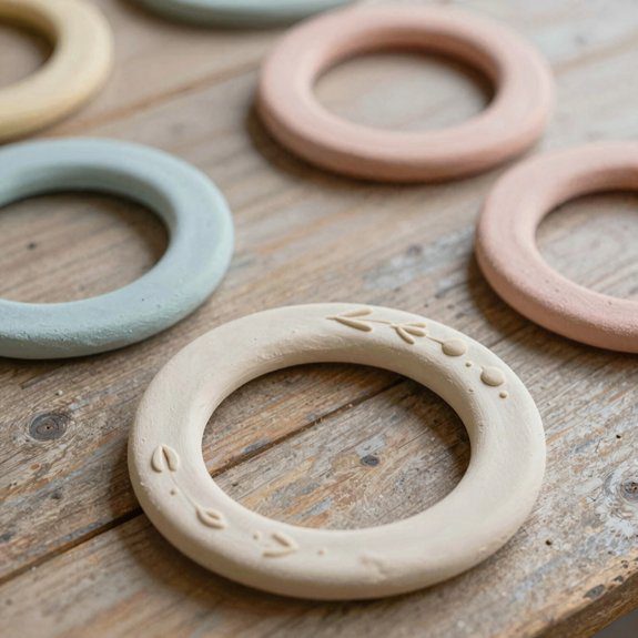 handmade air dry clay picture frames