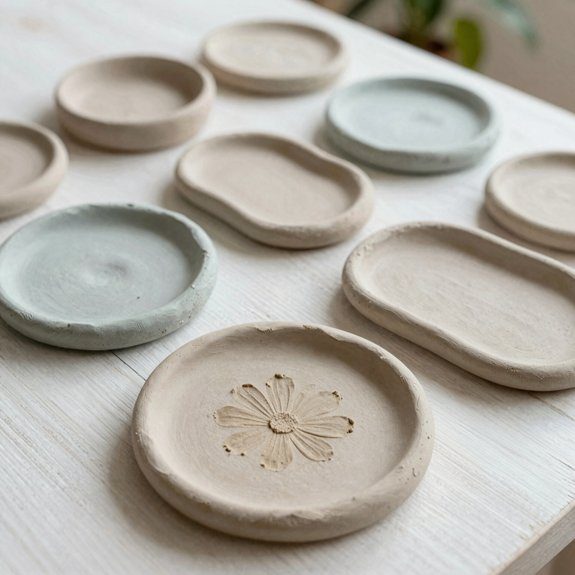 handmade leaf trinket tray