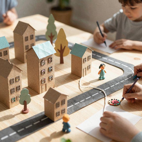 indoor paper town adventure