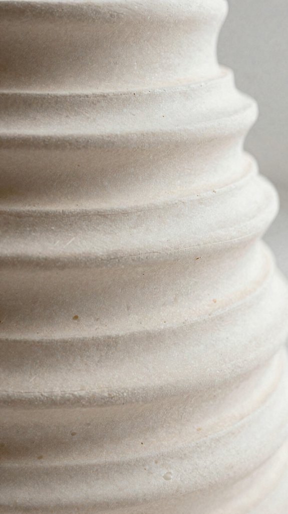 layered clay color depth