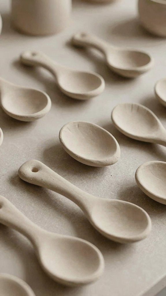 modern clay spoon rest