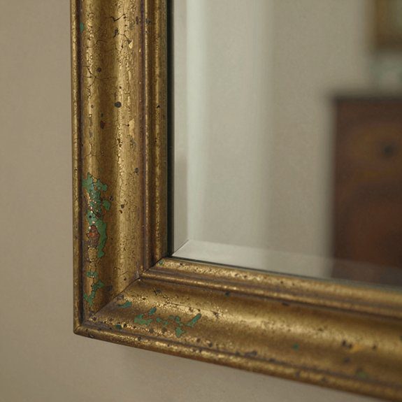 mottled patina glaze frame