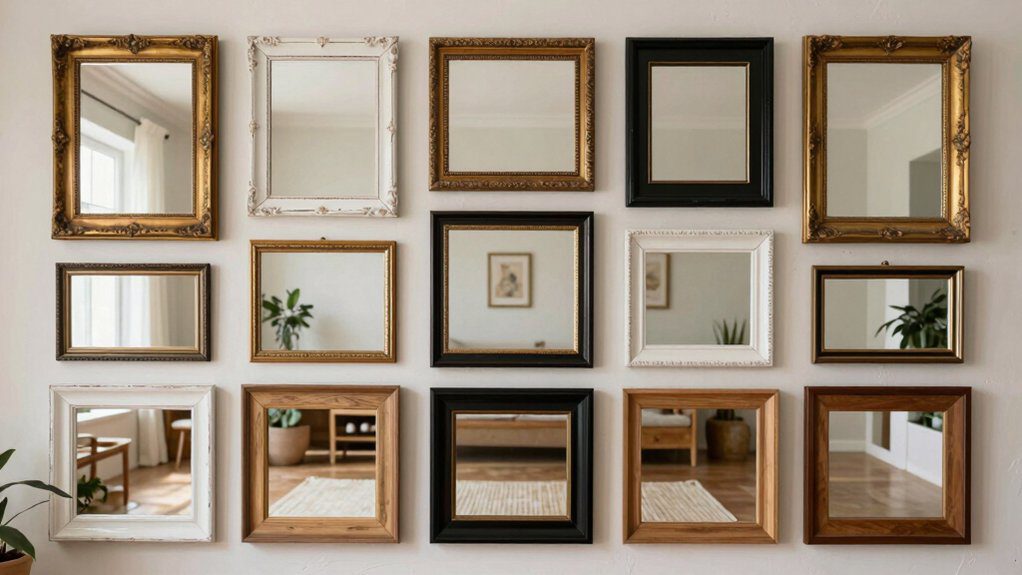 old frame mirror makeovers