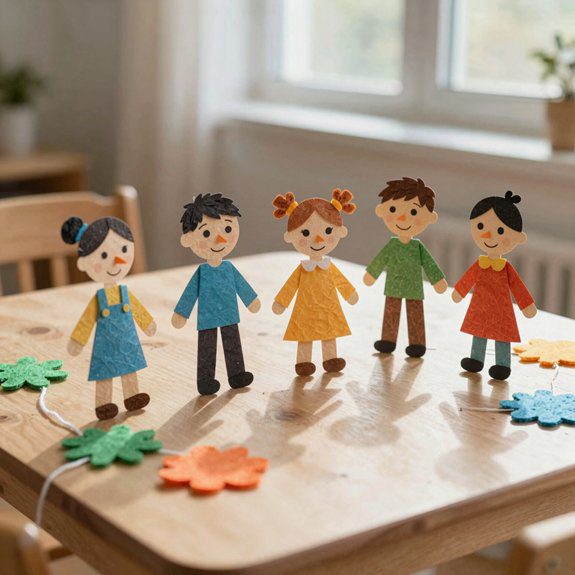 paper puppets for rainy storytelling