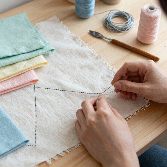 practice french seams and zippers
