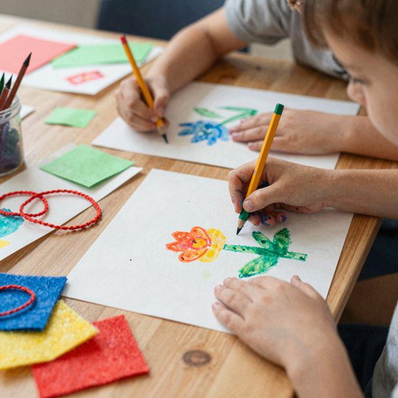 proudly messy drawing crafts