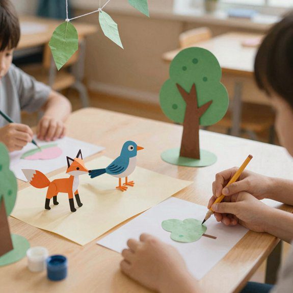 sock puppet theater storytime fun