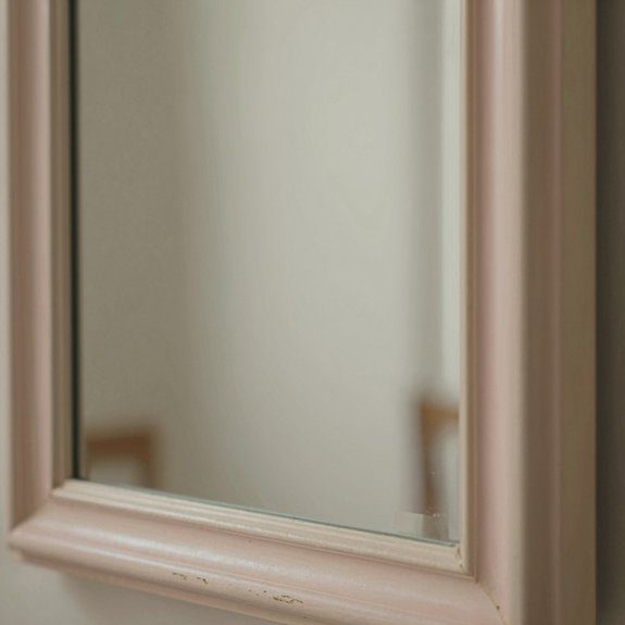 subtle ombre mirror frame