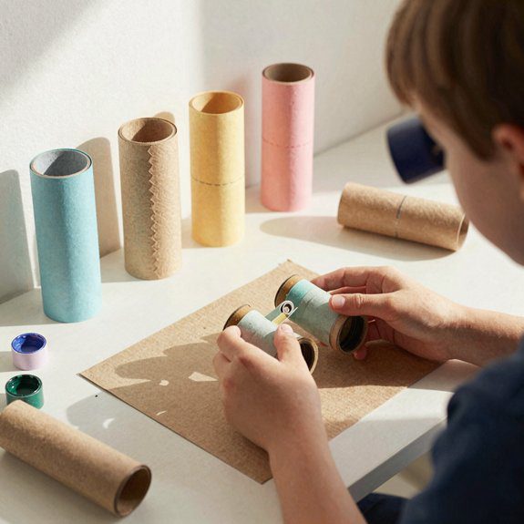 toilet roll kid binoculars