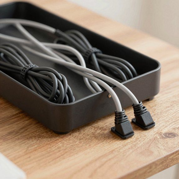 20 Useful 3D Printing Ideas That Actually Make Everyday Life Easier 10 under desk segmented cable tray