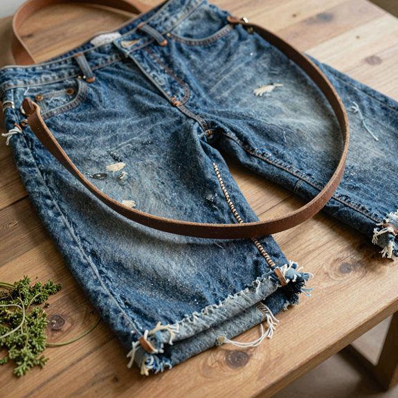upcycled denim casual bag