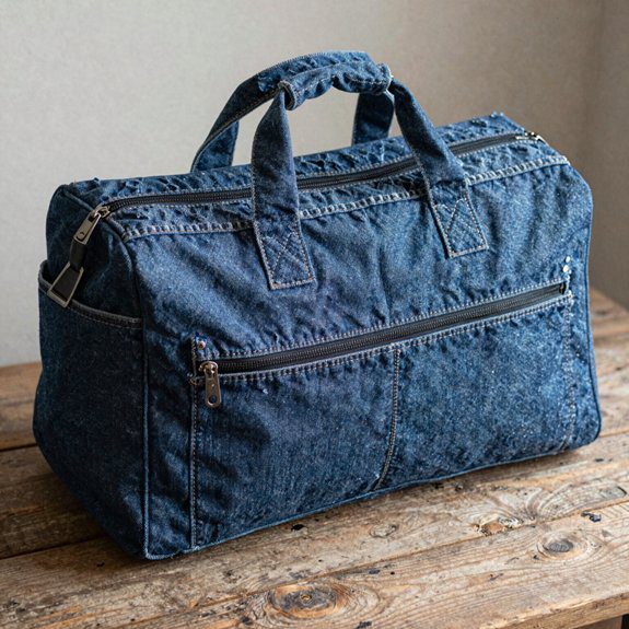 Denim Bag Ideas From Old Jeans That Look Stylish and Sellable 17 upcycled denim travel organizer