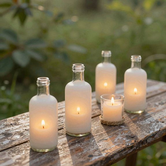 Bottle Candle Holder Ideas That Create Warm and Aesthetic Lighting 9 wine bottle drip lantern candle
