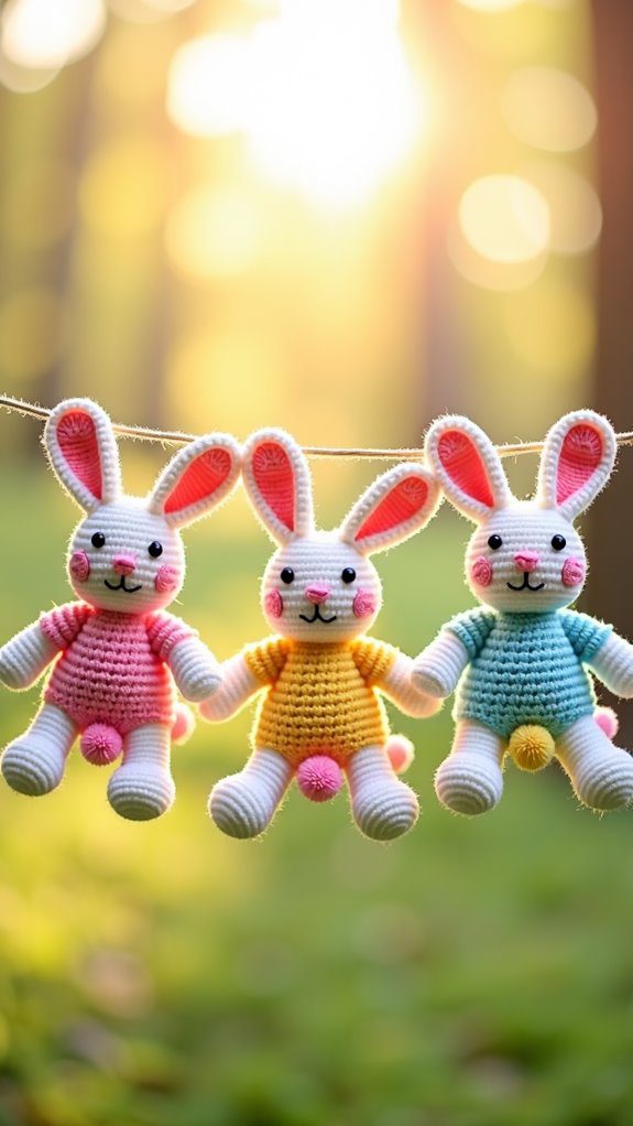 bunny themed festive decorations made easy