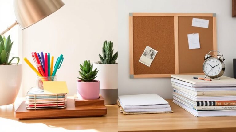 desk organization for productivity