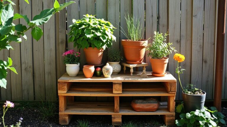 diy outdoor shelf inspiration