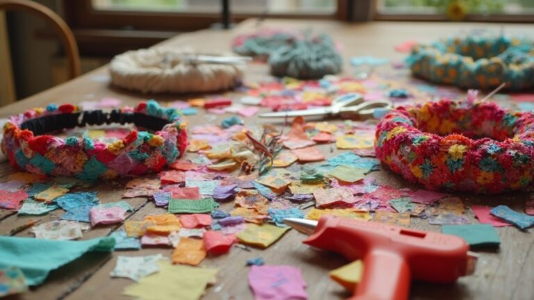 no sew fabric scrap crafts