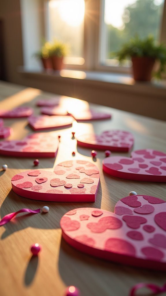 creative heart shaped project