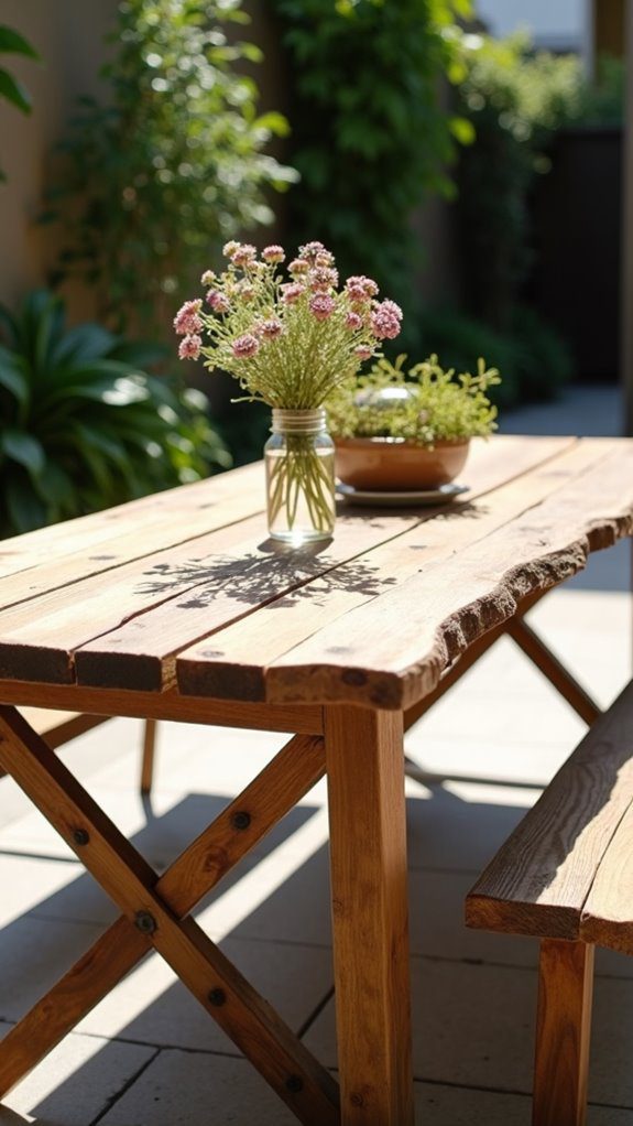 creative outdoor table ideas