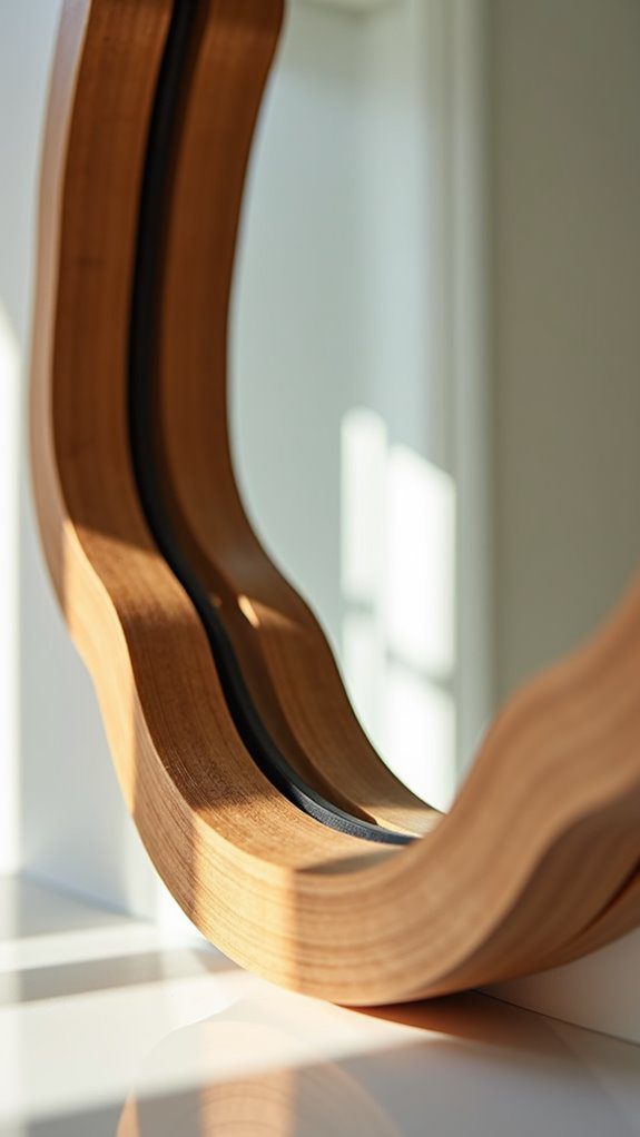 diy squiggle mirror project