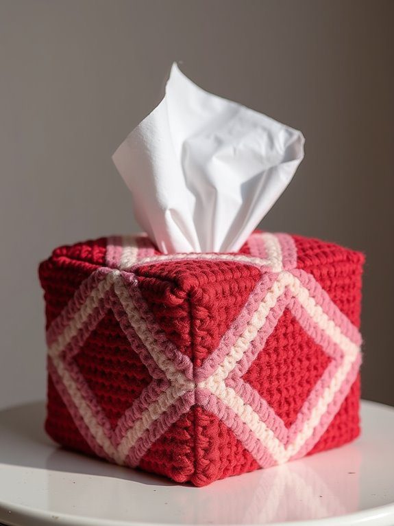 heartfelt tissue box cover