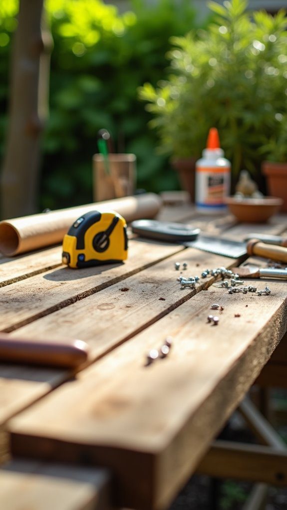outdoor table materials list