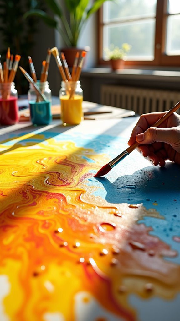 vibrant sun inspired artwork
