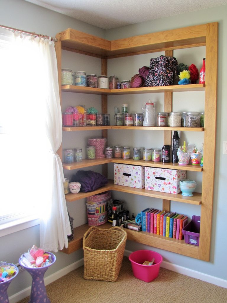 maximize corner storage space