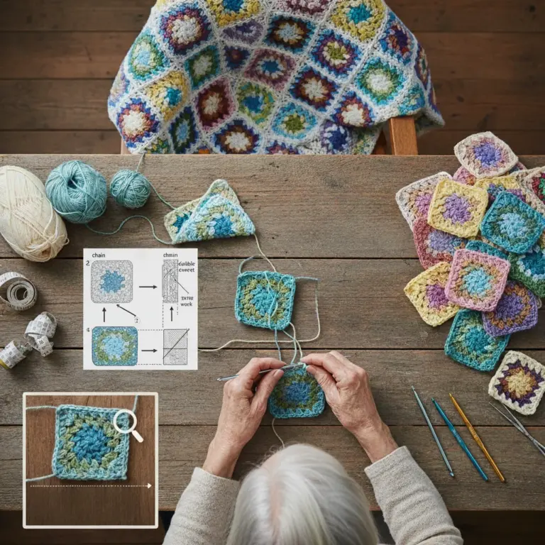 Granny Square Love: A Simple Crochet Pattern