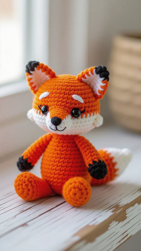 amigurumi fox crochet pattern