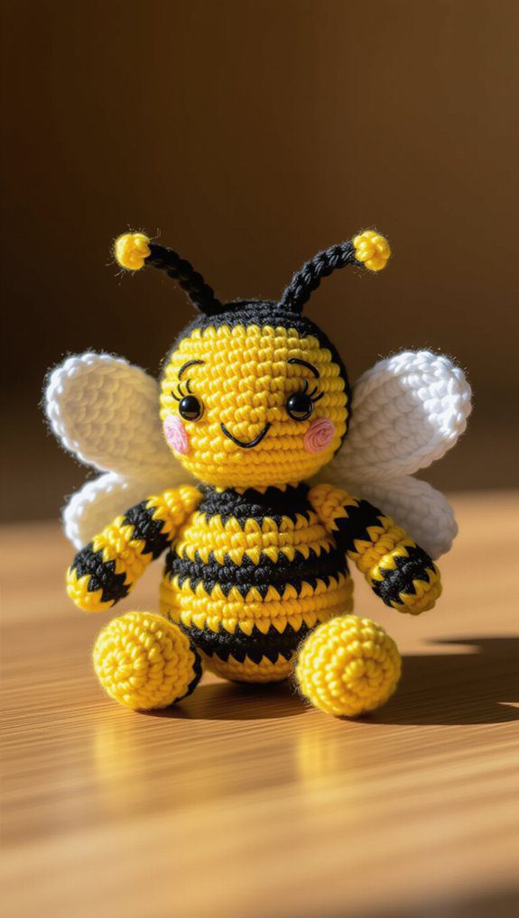 beginner friendly crochet bee