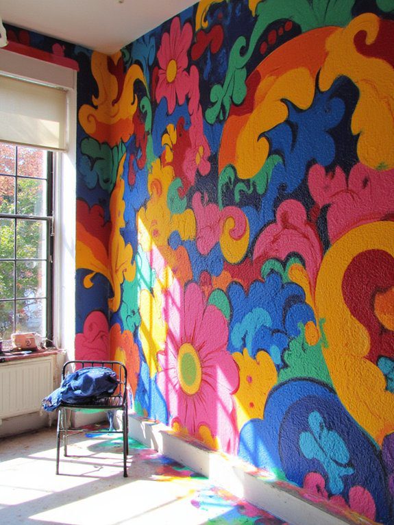 bold artistic wall transformations