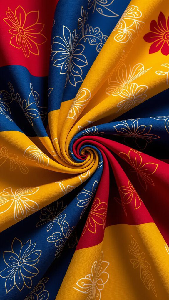 bold shapes vibrant colors