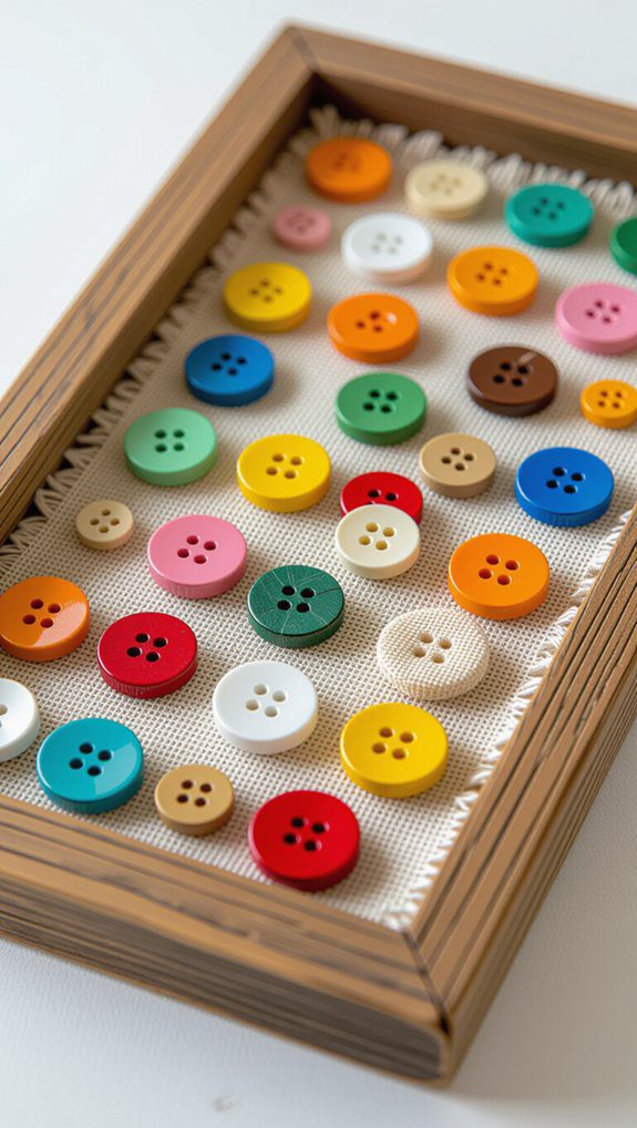 button decorations for creativity