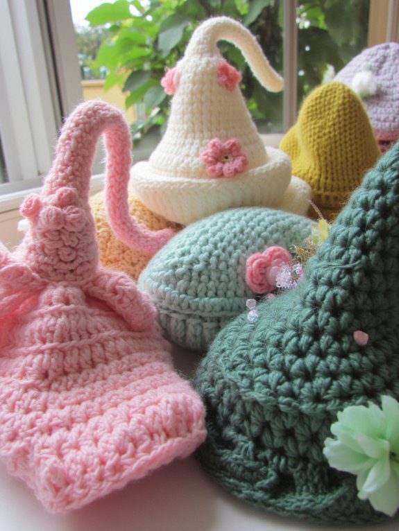 charming cozy pixie hats