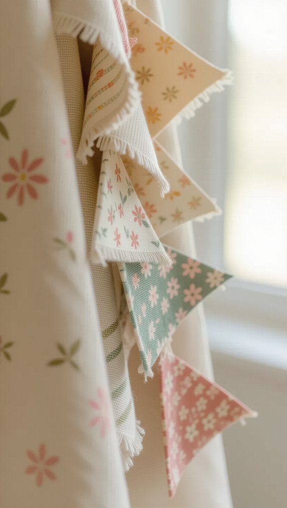 colorful eco friendly bunting creation