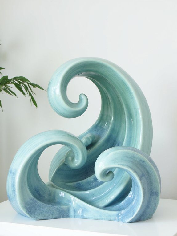 creative calm ocean sculptures